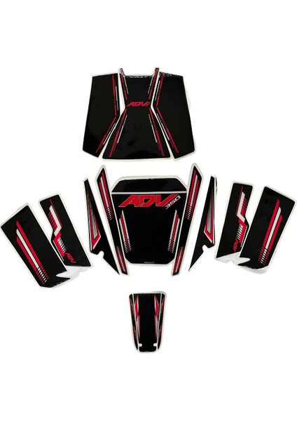 Adv 350 2023 2025 Tank Pad Set 15 Parça