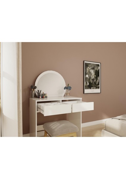 Huzur Makyaj Masası Beyaz Renk modelleri