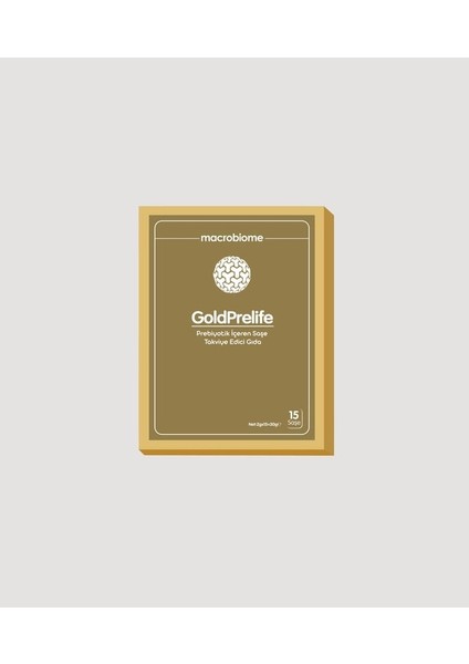 Goldprelife Prebiyotik Içerek Takviye Edici Gıda 15 Saşe