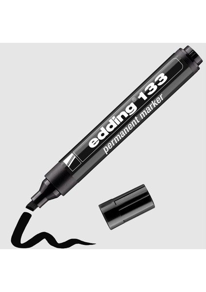 Eddıng 133 Permanent Markör (10 Lu Sadece Siyah)