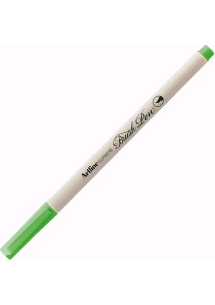 Artline Supreme Brush Uçlu Kalem Fosforlu Yeşil (12 Li Paket) Lv-A-Epfs-F Flo Green