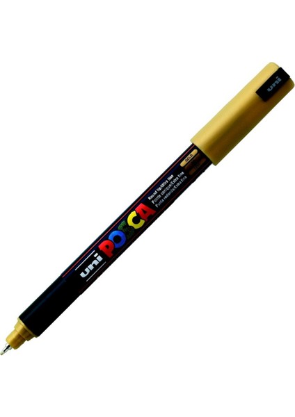 Uni-Ball Posca Markör 0.7 Su Bazlı Poster Altın