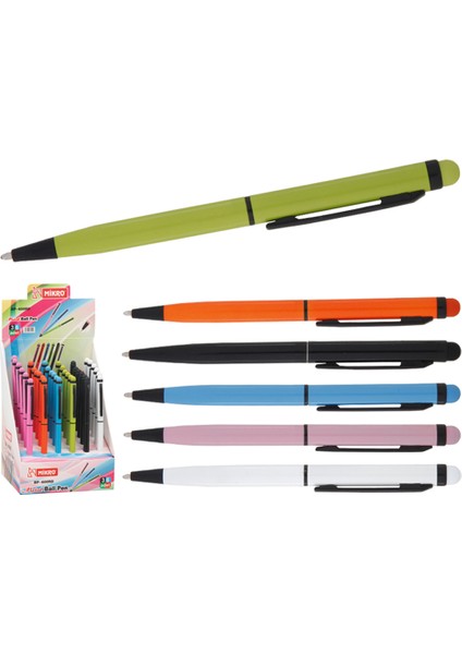 Mikro Tükenmez Kalem Metal 36 Lı BP-500RD-36-PKT