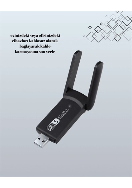 Bfs USB 3.0 Wireless Adaptör – 2.4ghz & 5ghz Destekli modelleri