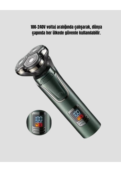 Bfs 3D Akıllı Kesim Teknolojili Şarjlı Tıraş Seti – 3 Başlıklı, Paslanmaz Çelik Bıçaklı fırsatları