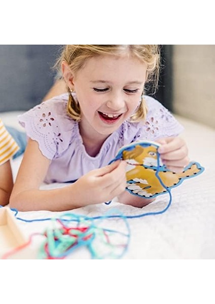 & Doug Ahşap Paneller ve Bağcıklar, Evcil Hayvanlar, Gelişimsel Oyuncak, Aktiviteler, 3+, Erkek Veya Kız Çocuğa Hediye modelleri