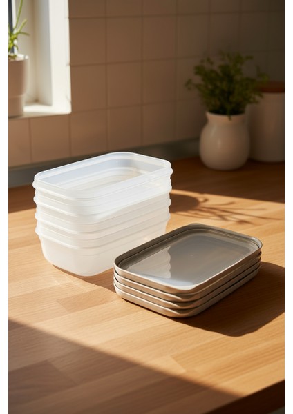 Hide Plus 4'lü Saklama Kabı 700 ml Beyaz fırsatları