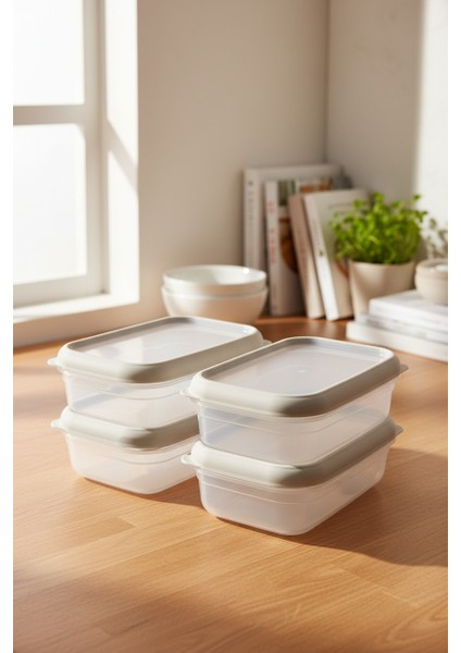 Hide Plus 4'lü Saklama Kabı 700 ml Beyaz indirimleri