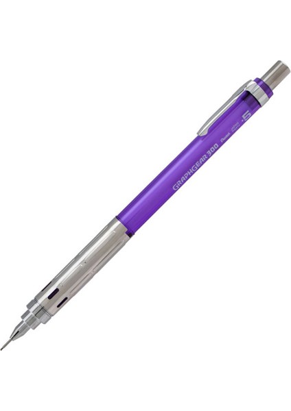 Pentel Teknik Çizim ve Yazı Versatili 0.5 mm Mor Graphgear 300