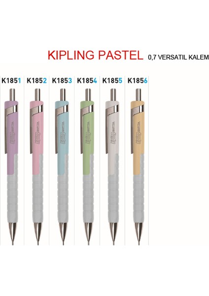 Gıpta Versatil Kalem Kıplıng 0.7 mm Pastel Açık Pembe K1852