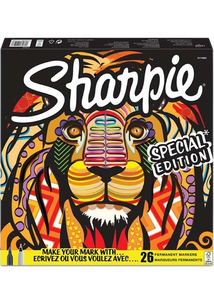 Sharpie Fine Permanent Markör 26 Lı Aslan 2110123