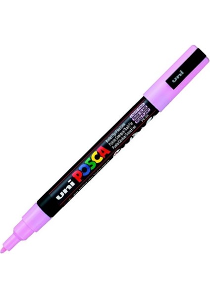 Uni-Ball Posca 0.9-1.3 Su Bazlı Poster Markörü A.pembe Pc-3m