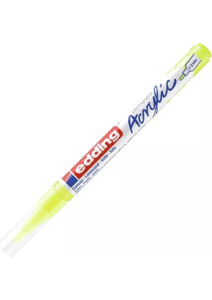 Edding Markör Akrilik Ince Uçlu Fosforlu Sarı 065-10-LI-PKT