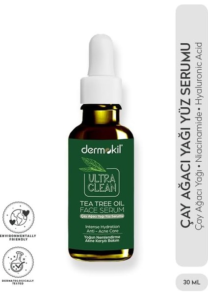 Dermokil Çay Ağacı Yağı Yüz Serumu 30 ml