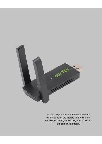 Bfs Dual Band USB Wifi Adaptör – 1200 Mbps Hız indirimleri
