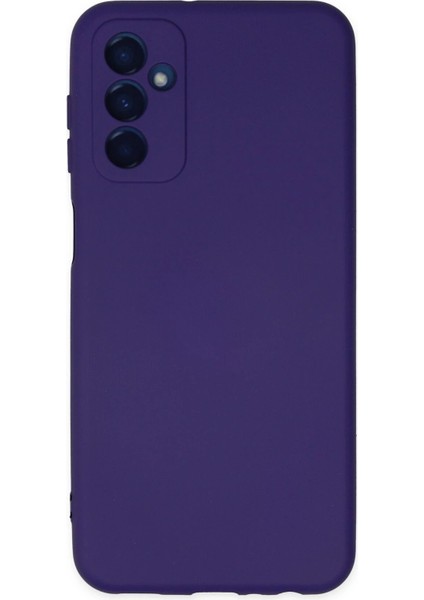 Newface Samsung Galaxy M23 Kılıf Nano Içi Kadife Silikon - Mor