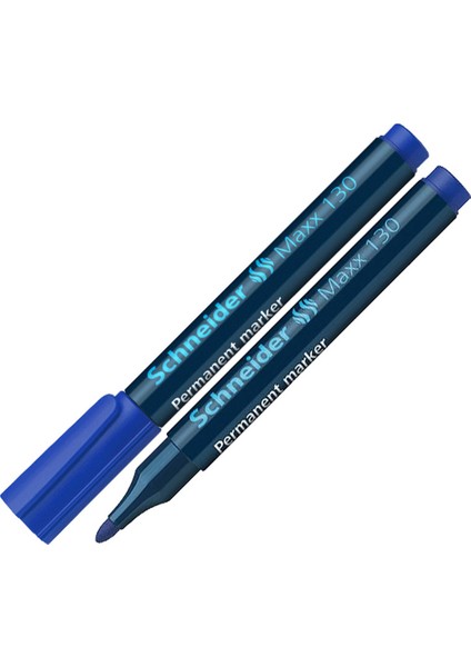 Schneider Markör Permanent 1-3 mm Mavi Yuvarlak Uçlu 130