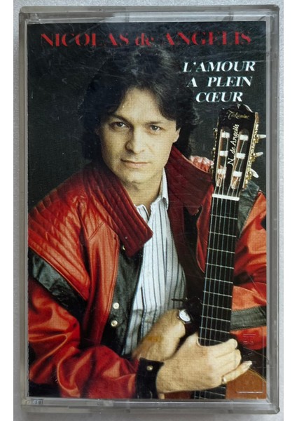 Nicolas De Angelis L’amour Plein Coeur Kaset (Orijinal Dönem Baskı Kaset)