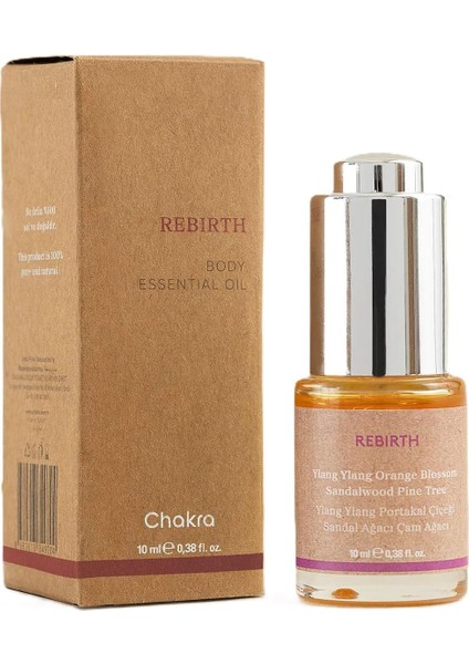 Chakra Vücut Esansiyel Yağı - Rebirth 10 ml