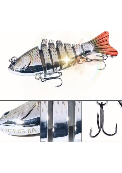 Eklemli Segmentli Balık Yemi Çok Bölmeli Balık Hareketli (10 Cm, 24 G) fiyatları