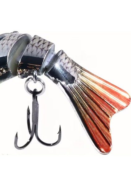 Eklemli Segmentli Balık Yemi Çok Bölmeli Balık Hareketli (10 Cm, 24 G)