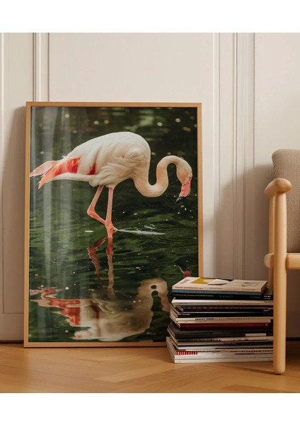 Su Kenarında Flamingo Poster indirimleri