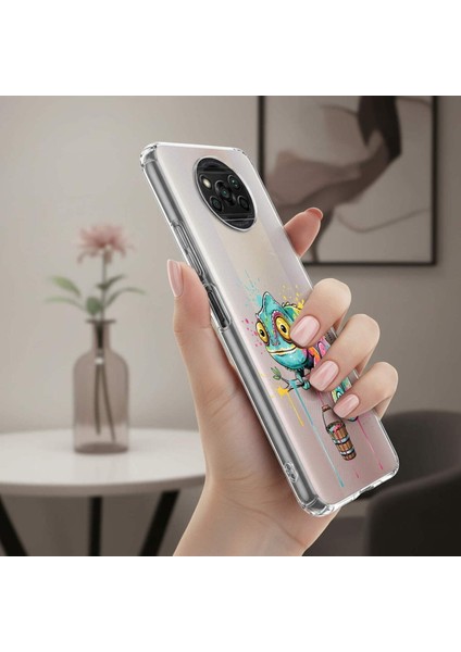 Tecno Camon 30 ile Uyumlu Splash Bukalemun Tasarımlı Şeffaf Silikon Kılıf indirimleri