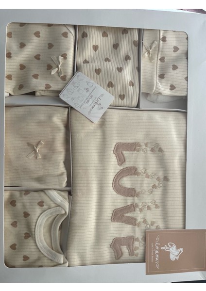 Love Nakışlı 10’lu Yenidoğan Bebek Zıbın Seti Beyaz fiyatları