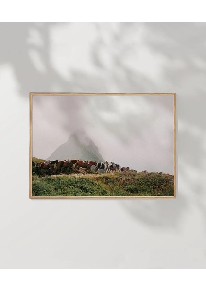 Dağlarda Inek Sürüsü Poster modelleri