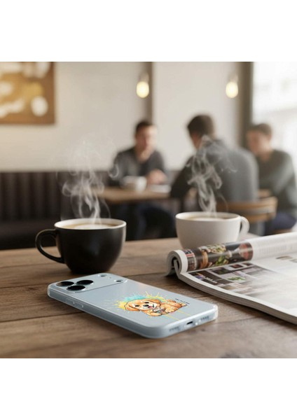 iPhone Se 2022 ile Uyumlu Splash Köpek Tasarımlı Slimfit Şeffaf Silikon Kılıf fırsatları