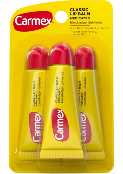 Carmex Orijinal Lezzet Nemlendirici Dudak Balsamı Tüp Değer Paketi, 0,35 Ounce (3 Sayı) fiyatları