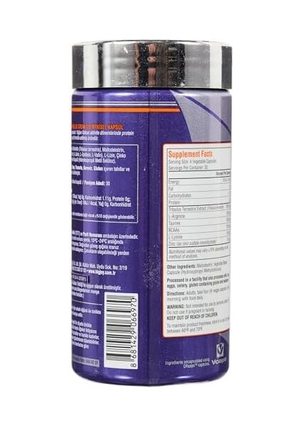 Bigjoy Sports Tribulusgrow, 120 Kapsül