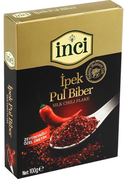 Inci Baharat - Ipek Pulbiber 100 Gr. Kutulu