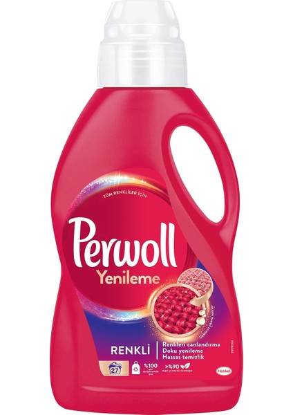Perwoll Geliştirilmiş Renkli Sıvı Çamaşır Detarjanı 1485 ml modelleri