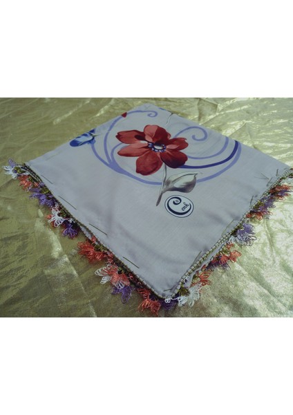 ve Reyhan El Emeği Iğne Oyası Yazma , Fular ,yemeni, Mevlit Örtüsü ,hediyelik 4 Kenarı Oyalı