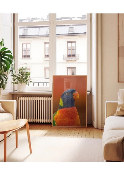 Renkli Papağan Portresi Poster indirimleri