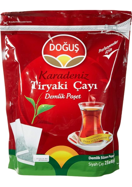 Doğuş Çay Doğuş Karadeniz Tiryaki Çayı (Demlik Poşet, 40 gr x 25 Adet) modelleri
