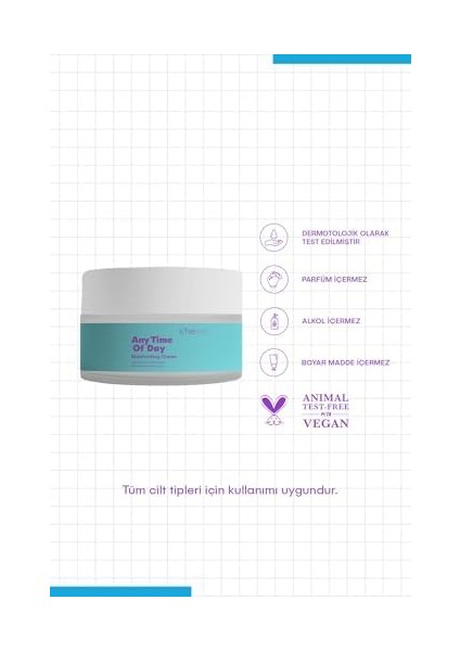 She Vec Any Tıme Of Day – 5 Kompleks Hyalüronik Asit Içeren 48 Saat Etkili Nemlendirici Cilt Bakım Kremi fiyatları