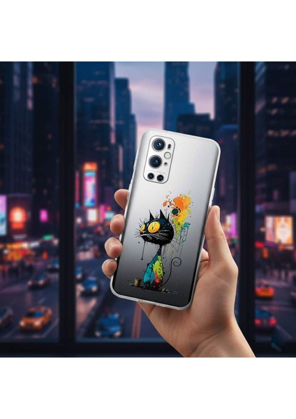 Samsung Galaxy S20 Plus ile Uyumlu Splash Kedi Tasarımlı Slimfit Şeffaf Silikon Kılıf modelleri