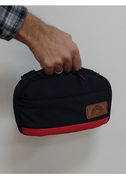 Black Joy Bel ve Omuz Çantalı - Kırmızı Astarlı indirimleri