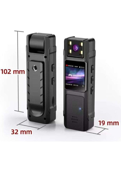 Mini Vücud Kamera 1080P Wifi Dijital Gece Görüş 180 Derece Rotasyon Cep Kamera indirimleri