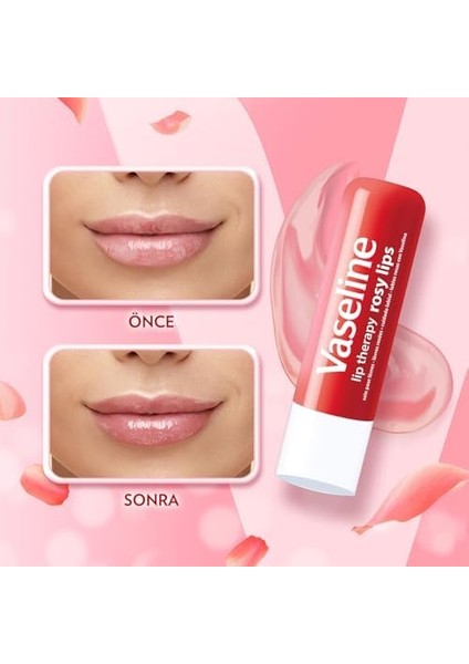 Vaseline Lip Therapy Dudak Bakım Kremi Rosy Lips 4.8 gr