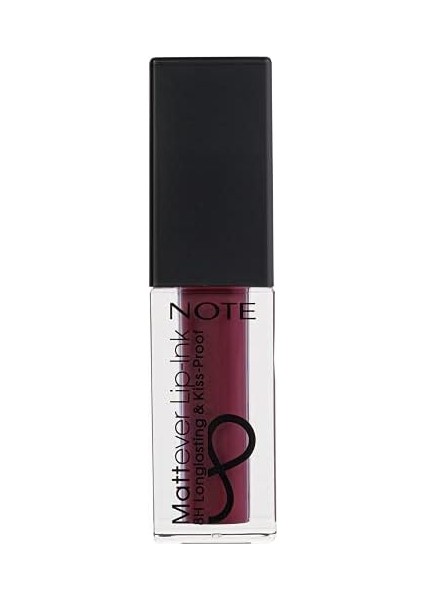Cosmetics Note Mattever Lip-Ink Mat Ve Kalıcı Likit Ruj 16 Plum Queen - Mor
