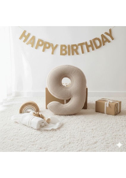 Morbido 9 Rakamı, Yastık, Kırlent, Elyaf Dolgulu, Welsoft , 40 cm fiyatları