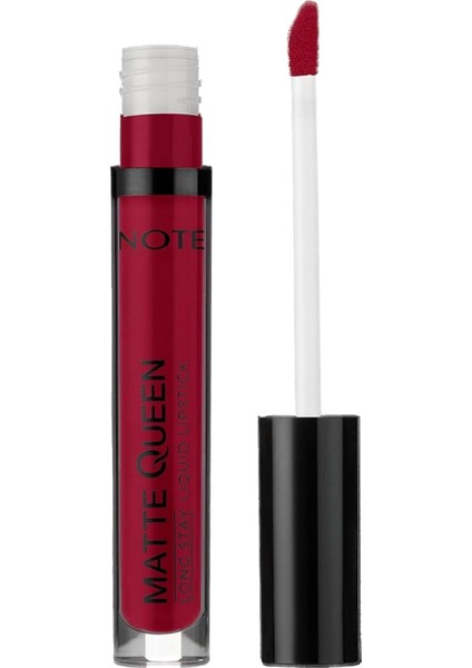 Matte Queen Lipstick 17 Lady Dancer Kalıcı Likit Ruj, Kırmızı