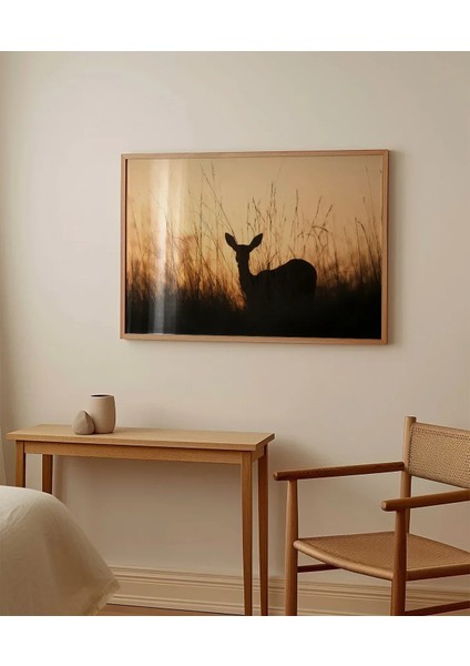 Geyik Silueti Poster fırsatları