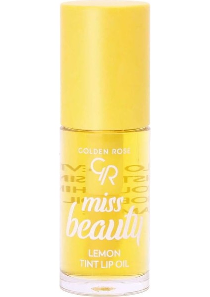 Miss Beauty Lemon Tint Lip Oil - Ruj