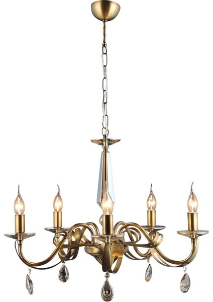 Castro 5'li Eskitme Avize, E14 Ampul Uyumlu