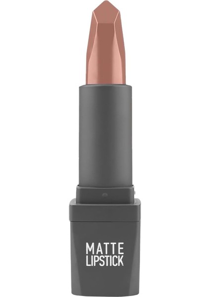 Yoğun Renk Veren Uzun Süre Kalıcı Nemlendirici Kadifemsi Mat Ruj - Matte Lipstick 402 Nude