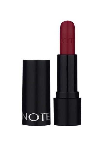 Deep Impact Lipstick 14 Warm Cherry Kremsi Dokulu Yarı Parlak Ruj, Kırmızı